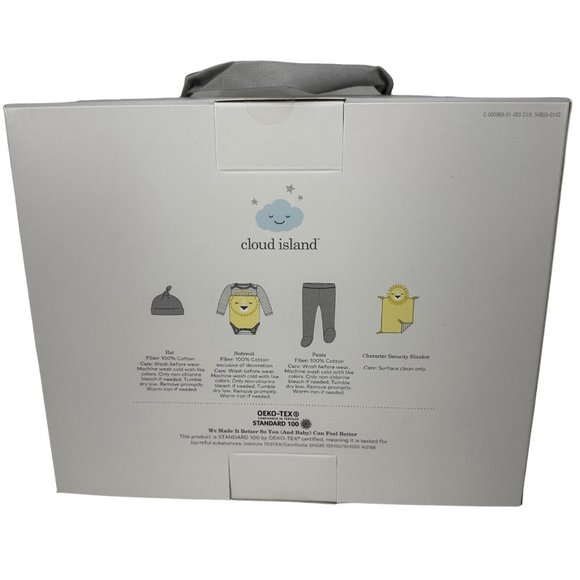 Cloud Island Welcome Home Baby Gift Set Yellow New In Package - Picture 2 of 7